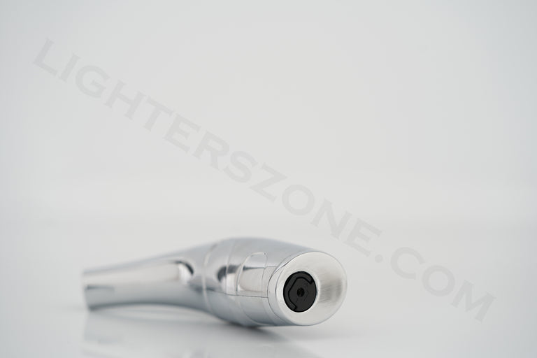 Zico torch lighter single torch refillable adjustable flame model mt22 silver