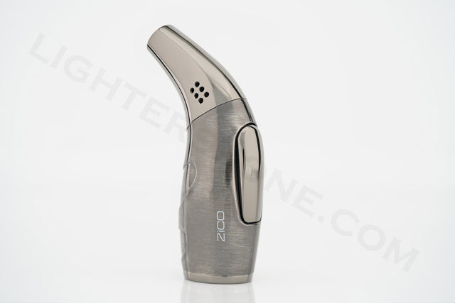 Zico torch lighter single torch refillable adjustable flame model mt22 gun metal