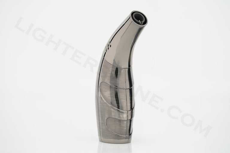 Zico torch lighter single torch refillable adjustable flame model mt22 gun metal