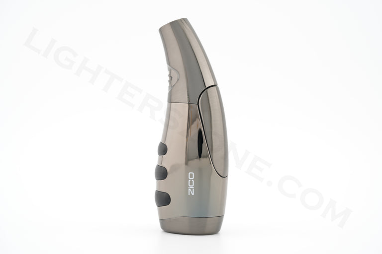 Zico torch lighter single torch refillable adjustable flame model mt21 gun metal