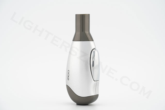 Zico torch lighter single torch refillable adjustable flame model mt06 silver