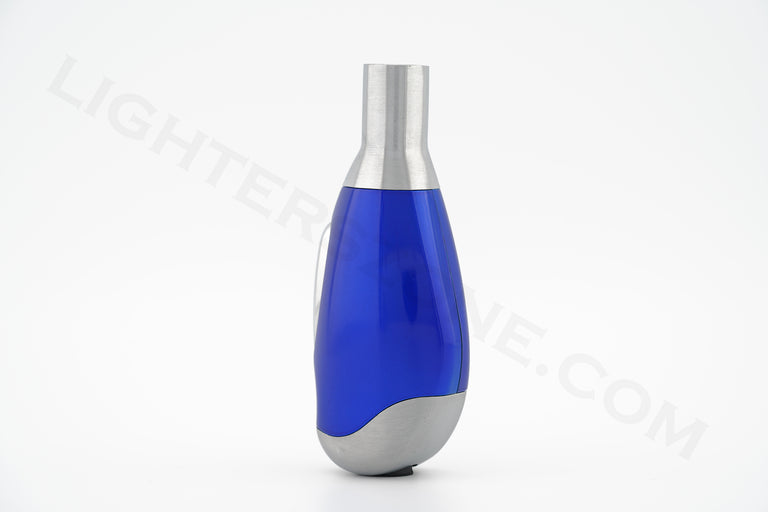 Zico torch lighter single torch refillable adjustable flame model mt06 blue