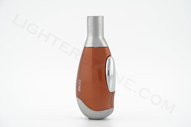 Zico torch lighter single torch refillable adjustable flame model mt06 brown