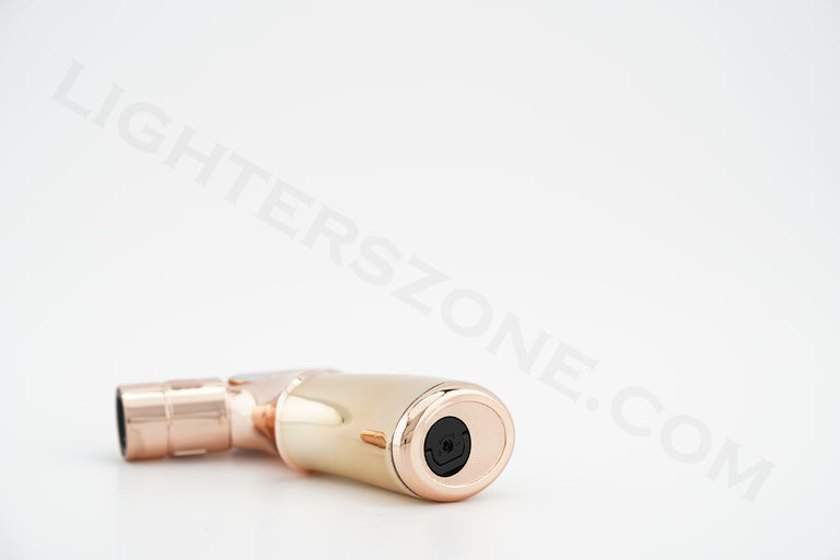 Zico quad torch refillable adjustable flame lighter Gold