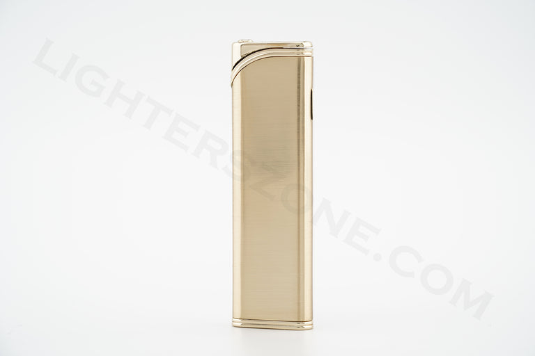 Zico torch lighter windproof flame refillable adjustable flame model ZD 09 Gold