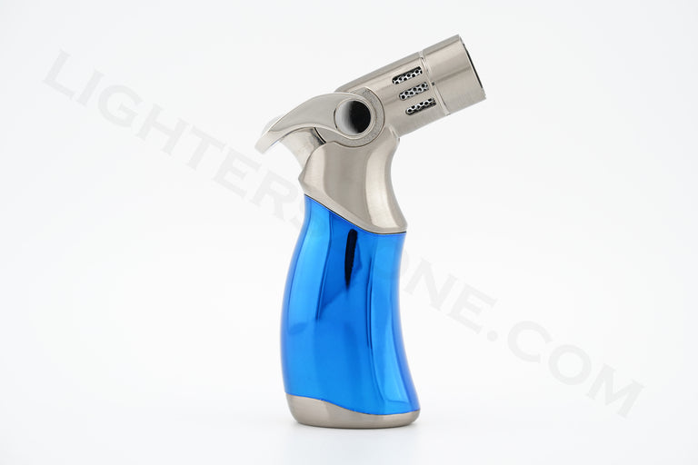 Zico quad torch refillable adjustable flame lighter Blue