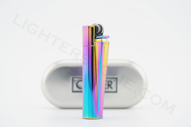 Clipper Lighter Regular Flame With Gift Box Icy Colors